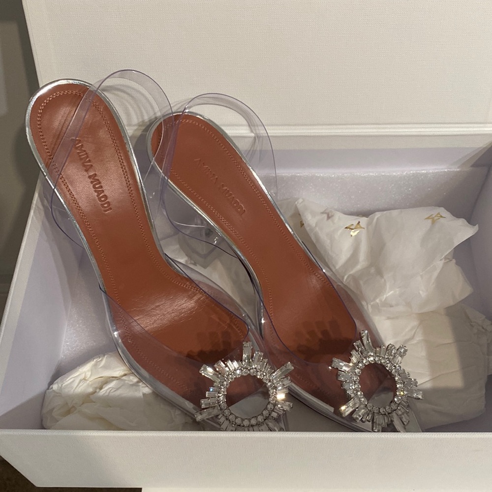 AMINA MUADDI ✨
Begum PVC Slingback Pumps - Picture 3 of 14